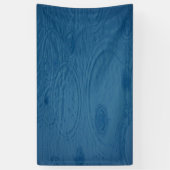 Regenrimpels (blauwe watergolven) spandoek (Verticaal)