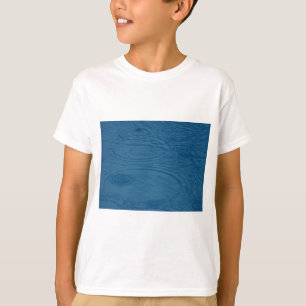 Regenrimpels (blauwe watergolven) t-shirt