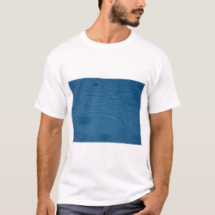 Regenrimpels (blauwe watergolven) t-shirt