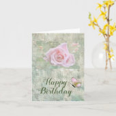 Regenrose Kaart (Gele Bloem)