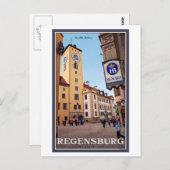 Regensburg - Altes Rathaus Briefkaart (Voorkant / Achterkant)