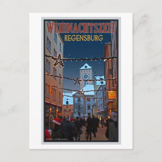 Regensburg Altes Rathaus Briefkaart (Voorkant)