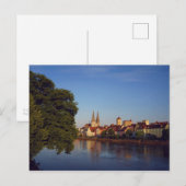 Regensburg am Abend Briefkaart (Voorkant / Achterkant)