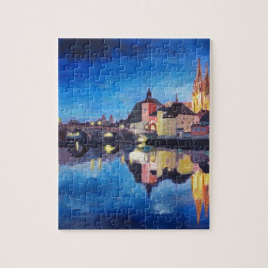Regensburg, Bavaria at Dawn Legpuzzel (Verticaal)
