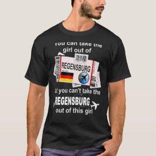 Regensburg Boarding Pass - Regensburg Girl - Regen T-shirt