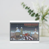 Regensburg Christkindlmarkt op de Neupfarrplatz Briefkaart (Staand voorkant)