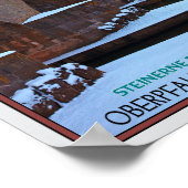 Regensburg - Dom und Steinerne Brücke Poster (Hoek)