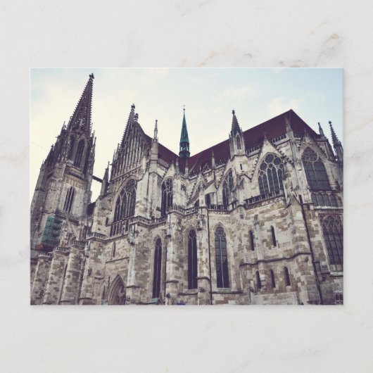 Regensburg dome briefkaart (Voorkant)