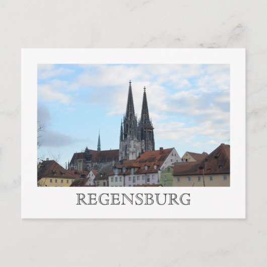 Regensburg, Duitsland Briefkaart (Voorkant)