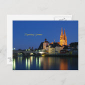 Regensburg, Duitsland Briefkaart (Voorkant / Achterkant)