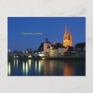 Regensburg, Duitsland Briefkaart
