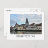 Regensburg, Duitsland Briefkaart (Voorkant / Achterkant)