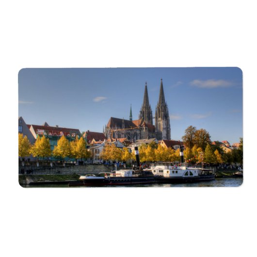 Regensburg, Duitsland Etiket (Voorkant)