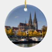 Regensburg, Duitsland Keramisch Ornament (Achterkant)