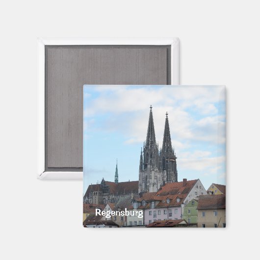 Regensburg, Duitsland Magneet (Voorkant / Achterkant)