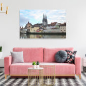 Regensburg, Duitsland Vinyl Fotobehang Canvas Afdruk (Insitu (Woonkamer))