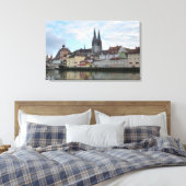Regensburg, Duitsland Vinyl Fotobehang Canvas Afdruk (Insitu (Slaapkamer))