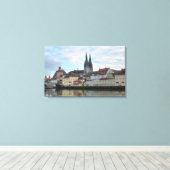 Regensburg, Duitsland Vinyl Fotobehang Canvas Afdruk (Insitu (Houten vloer))