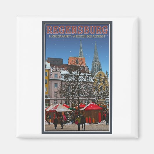 Regensburg Kohlenmarkt Magneet (Voorkant)