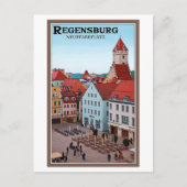 Regensburg - Neupfarrplatz Briefkaart (Voorkant)