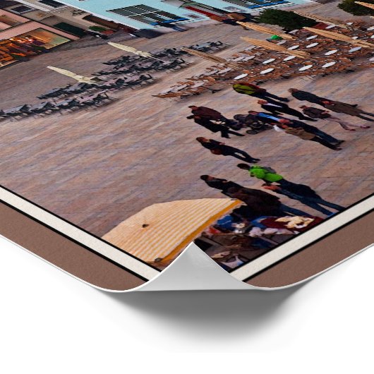 Regensburg - Neupfarrplatz Poster (Hoek)