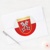 Regensburg Ronde Sticker (Envelop)