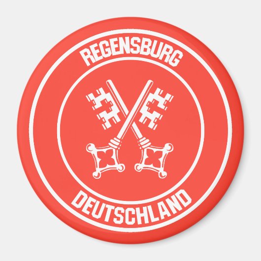 Regensburg Round Emblem Magneet (Voorkant)