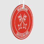 Regensburg Round Emblem Ornament (voorkant)