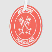 Regensburg Round Emblem Ornament (voorkant)