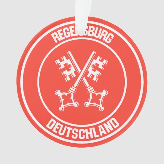 Regensburg Round Emblem Ornament (voorkant)