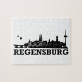 Regensburg Skyline Legpuzzel (Horizontaal)