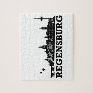 Regensburg Skyline Legpuzzel