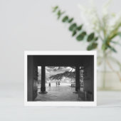 Regenseizoen: Zojoji-tempel, Tokio Briefkaart (Staand voorkant)