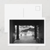 Regenseizoen: Zojoji-tempel, Tokio Briefkaart (Voorkant / Achterkant)