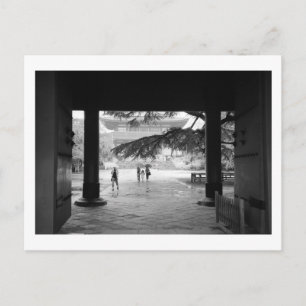 Regenseizoen: Zojoji-tempel, Tokio Briefkaart