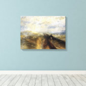 Regenstoom en snelheid door JMW Turner Canvas Afdruk (Insitu (Houten vloer))