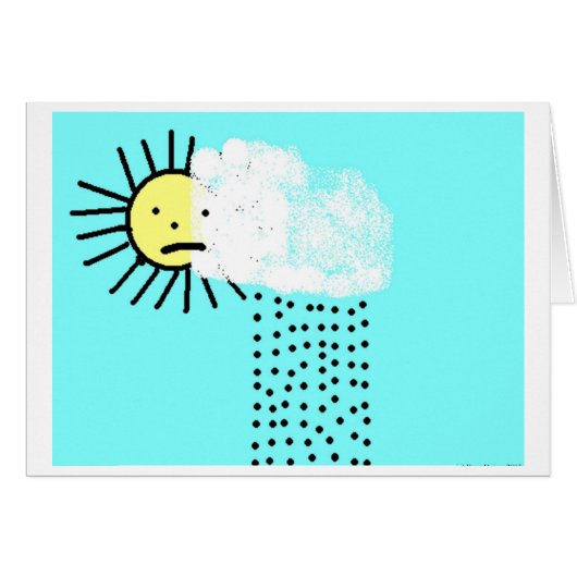Regenstormkaart (Voorkant Horizontaal)