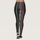 Regenstripes voor zwarte en pasteelregenboog leggings (Achterkant)