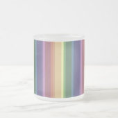 Regenstrips met mouwen matglas koffiemok (Center)