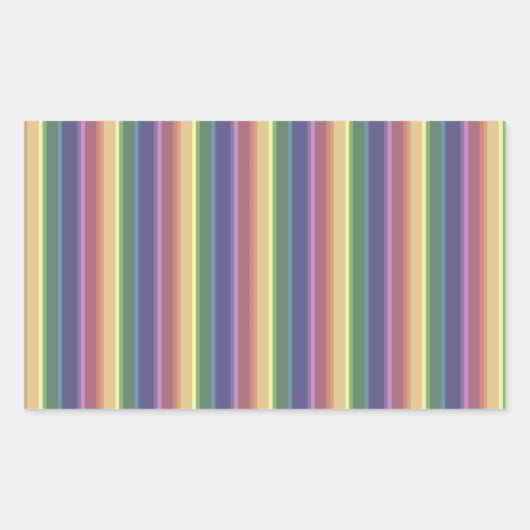 Regenstrips met mouwen rechthoekige sticker (Voorkant)