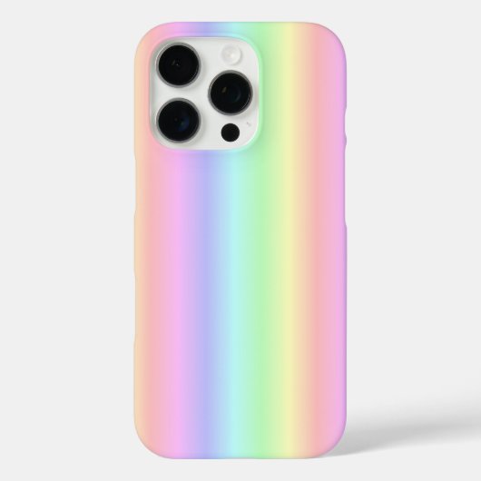 Regenstrips voor pasteelregenboog - patroon Case-Mate iPhone case (Achterkant)