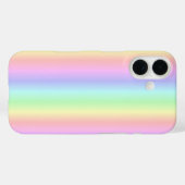 Regenstrips voor pasteelregenboog - patroon Case-Mate iPhone case (Achterkant (horizontaal))