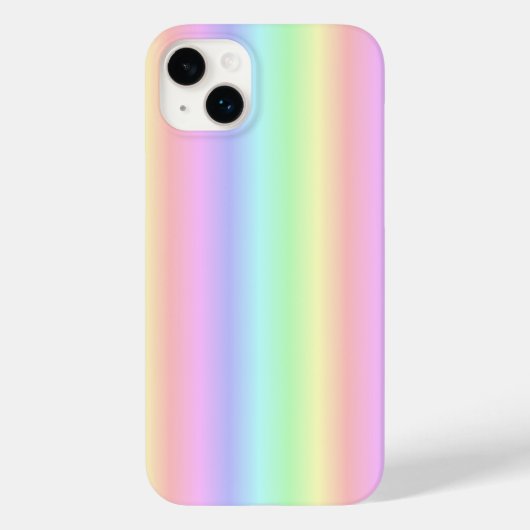 Regenstrips voor pasteelregenboog - patroon Case-Mate iPhone case (Achterkant)