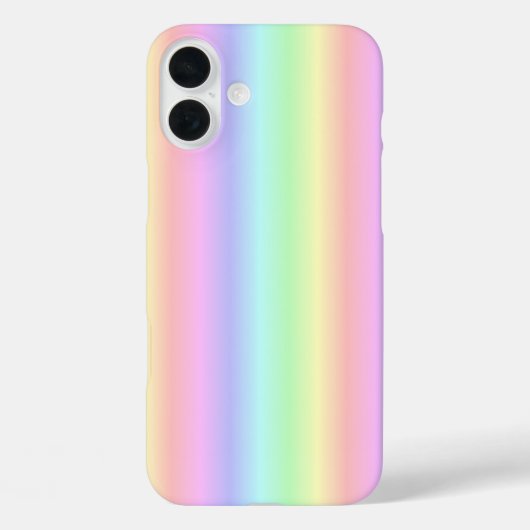Regenstrips voor pasteelregenboog - patroon Case-Mate iPhone case (Achterkant)