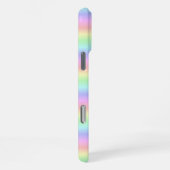 Regenstrips voor pasteelregenboog - patroon iPhone hoesje (Rechterkant)