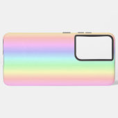 Regenstrips voor pasteelregenboog - patroon samsung galaxy hoesje (Linkerkant)