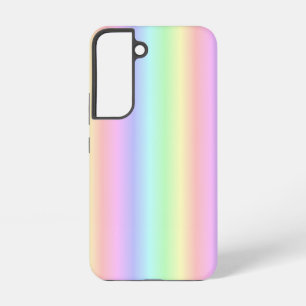 Regenstrips voor pasteelregenboog - patroon samsung galaxy hoesje