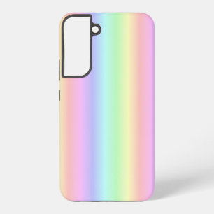 Regenstrips voor pasteelregenboog - patroon samsung galaxy hoesje