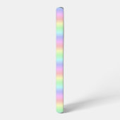 Regenstrips voor pasteelregenboog - patroon samsung galaxy hoesje (Linkerkant)