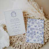 Regent Blue Crest Monogram Kaart